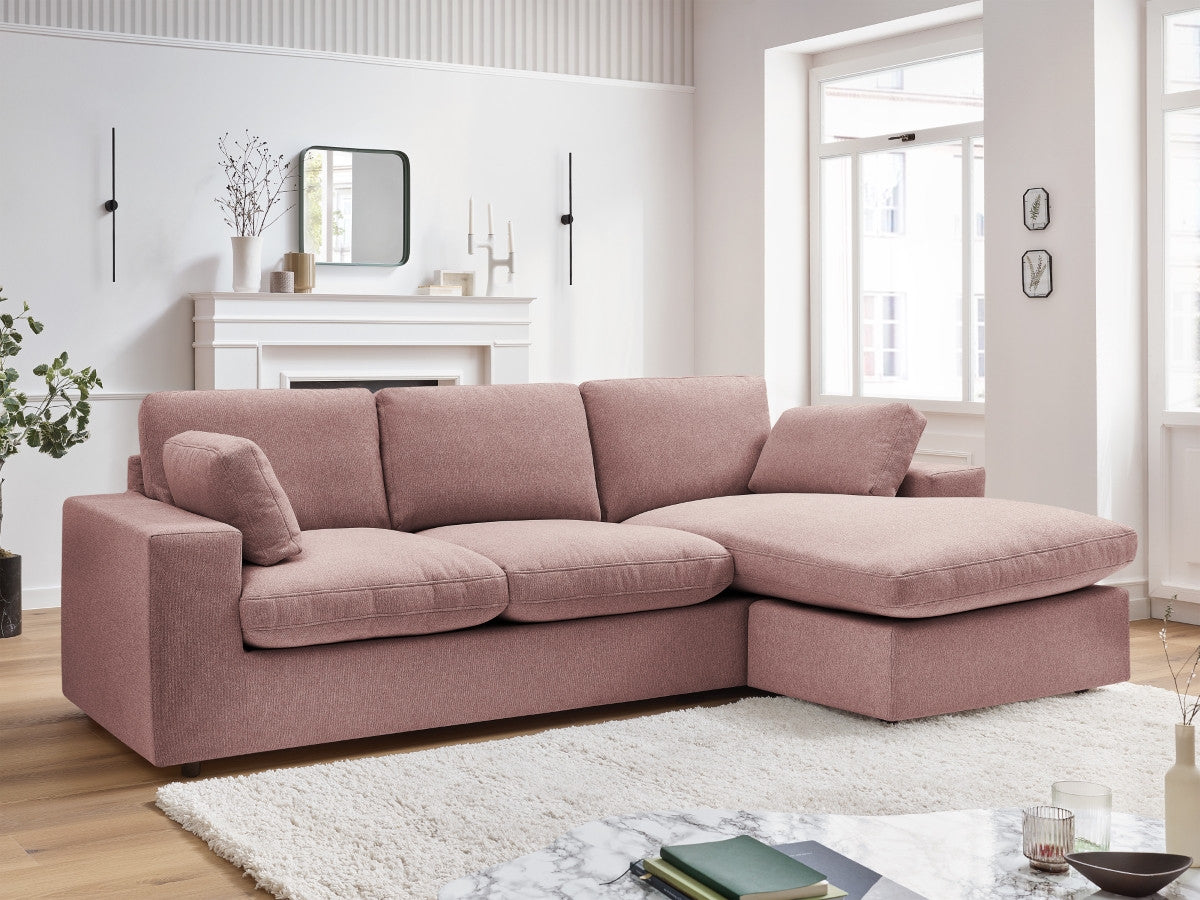 Canapé d'angle fixe réversible compact BELAIR