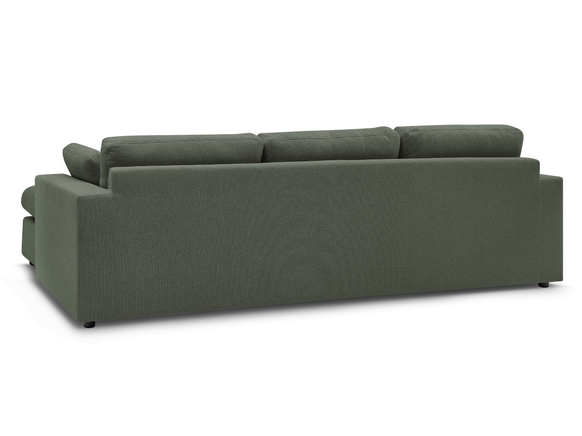 Canapé d'angle fixe réversible compact BELAIR