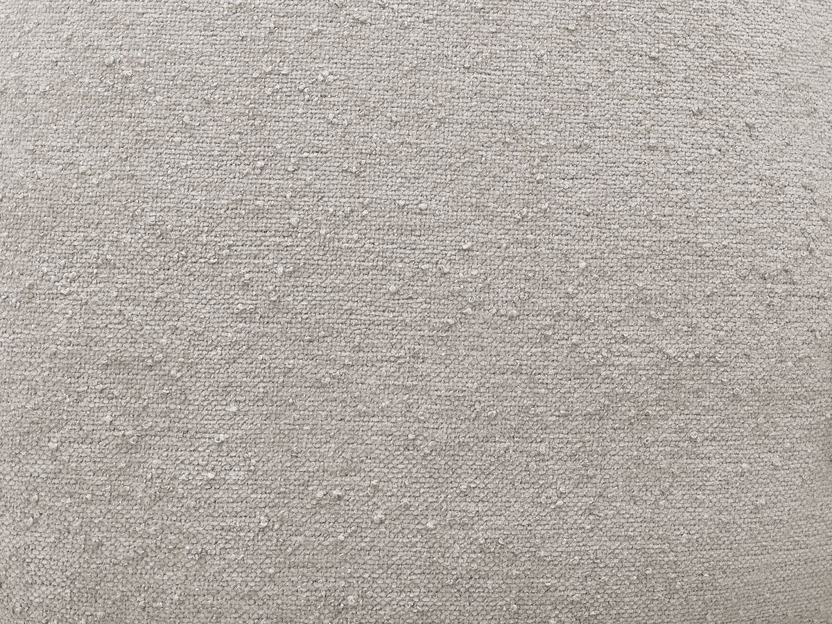 Canapé d'angle fixe EVEREST tissu texturé - Angle gauche - 10 coussins