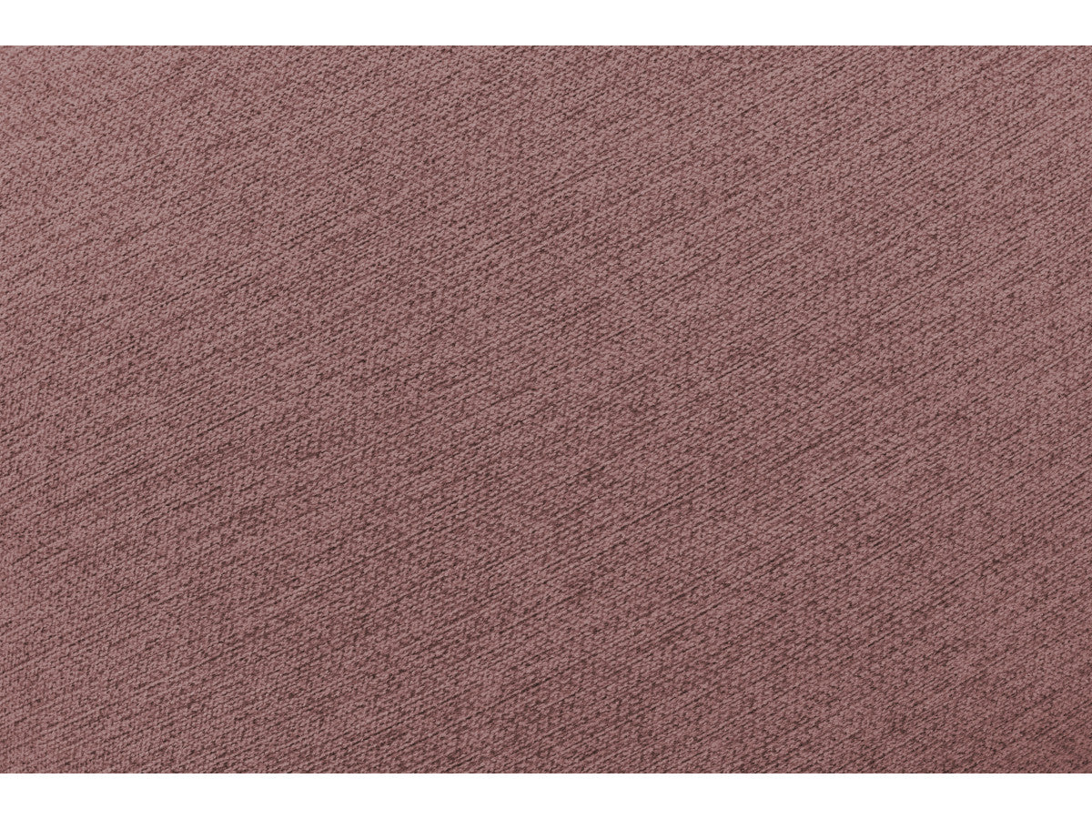 Canapé d'angle fixe MONT-BLANC tissu avec pouf Angle droit