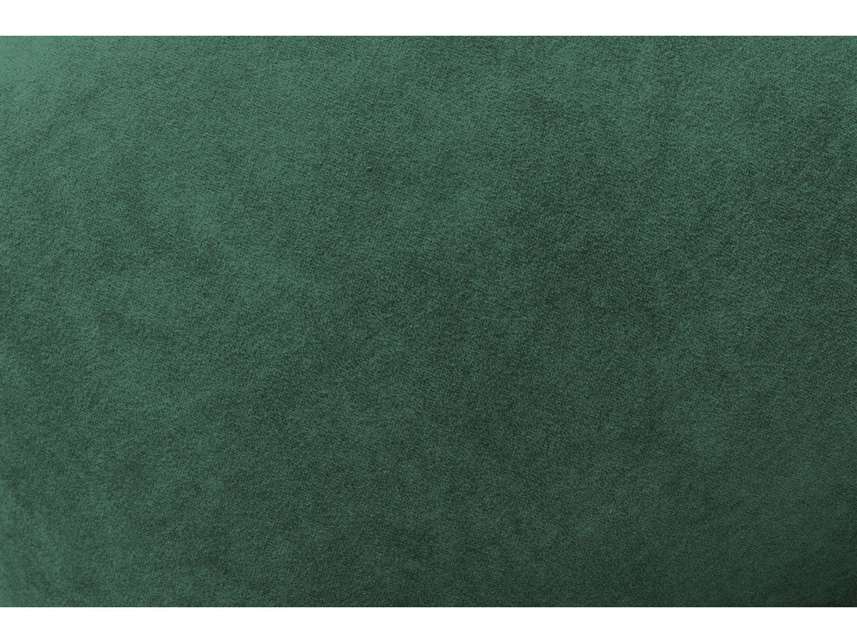 Canapé d'angle fixe MONT-BLANC velours avec pouf Angle droit