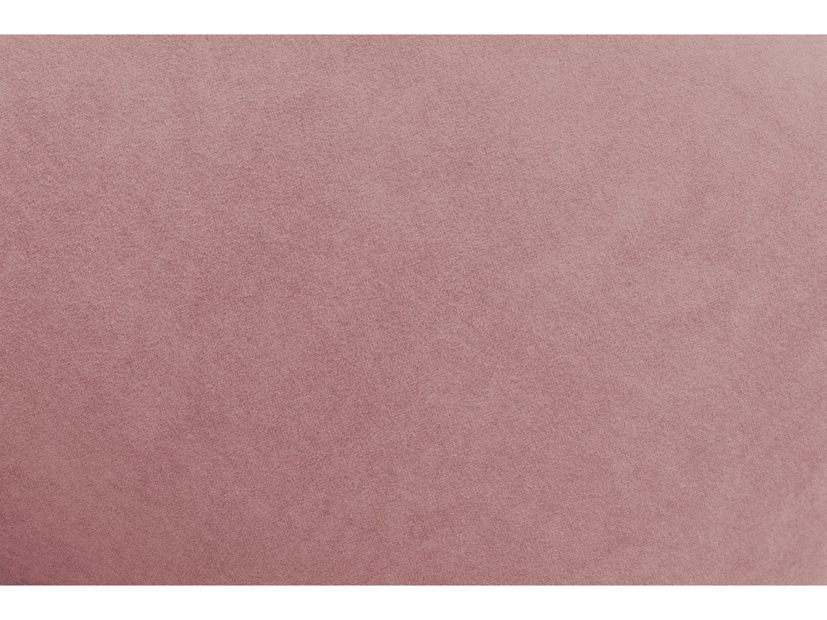 Canapé d'angle fixe MONT-BLANC velours avec pouf Angle gauche