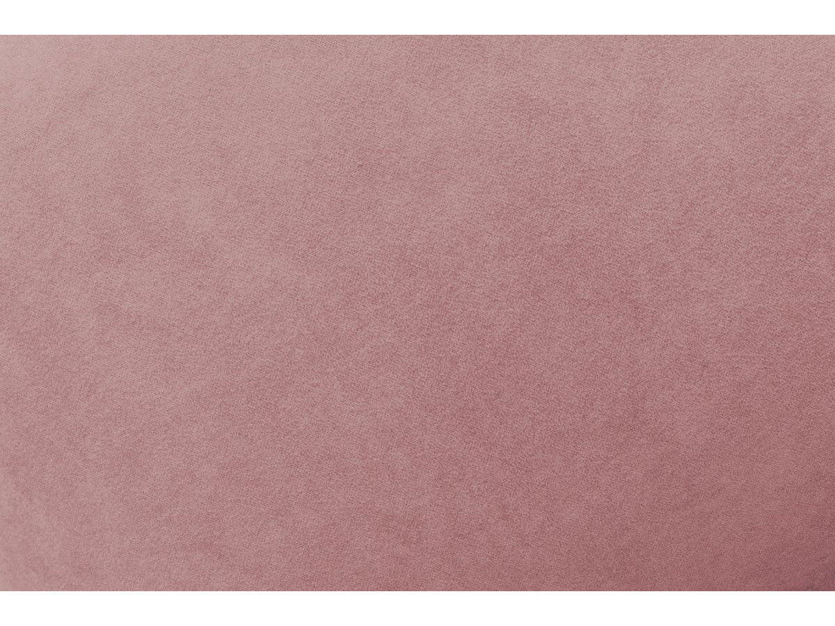 Canapé d'angle fixe MONT-BLANC velours avec pouf Angle droit