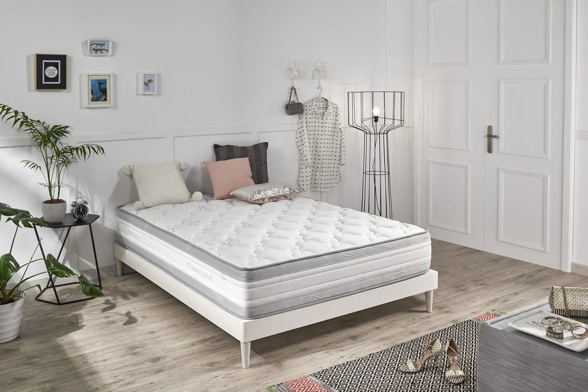 Matelas Viscosoft Tourmaline Blanc 25 cm