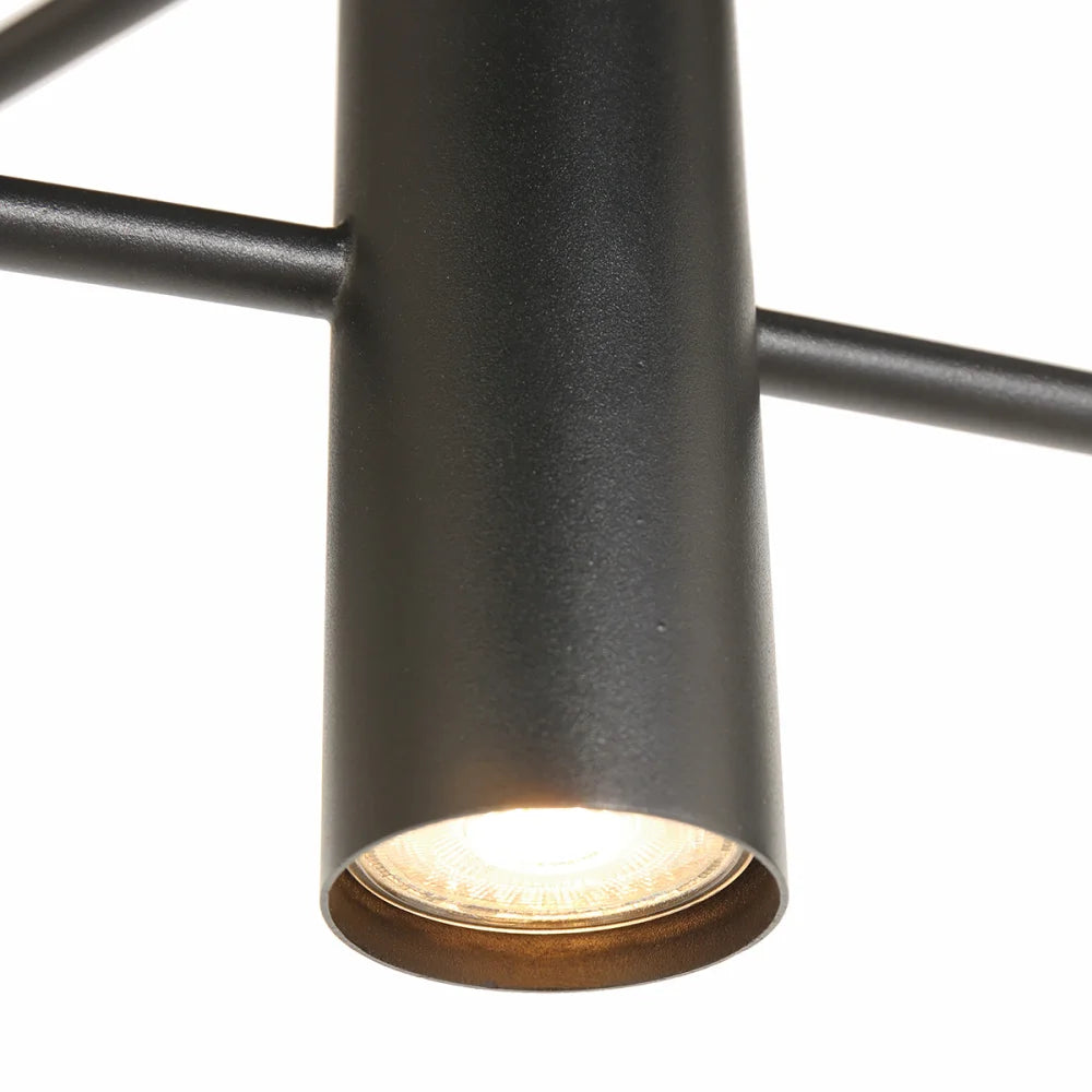 Lampe suspension en laiton - 6 lumières - Constellation