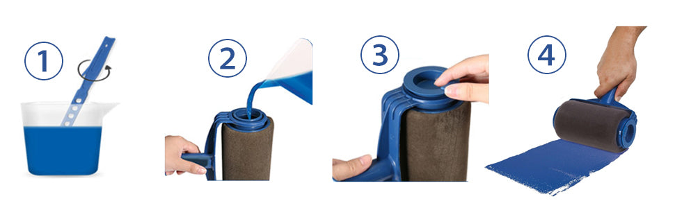 Kit de rouleau de peinture magique