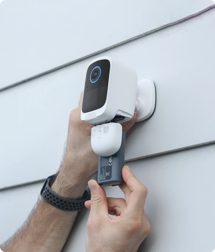 Lot de 2 caméras de surveillance 4K solaires