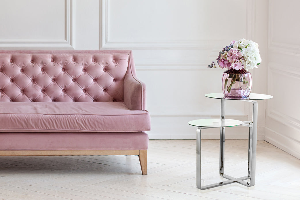 Table d'appoint argent - Catrice