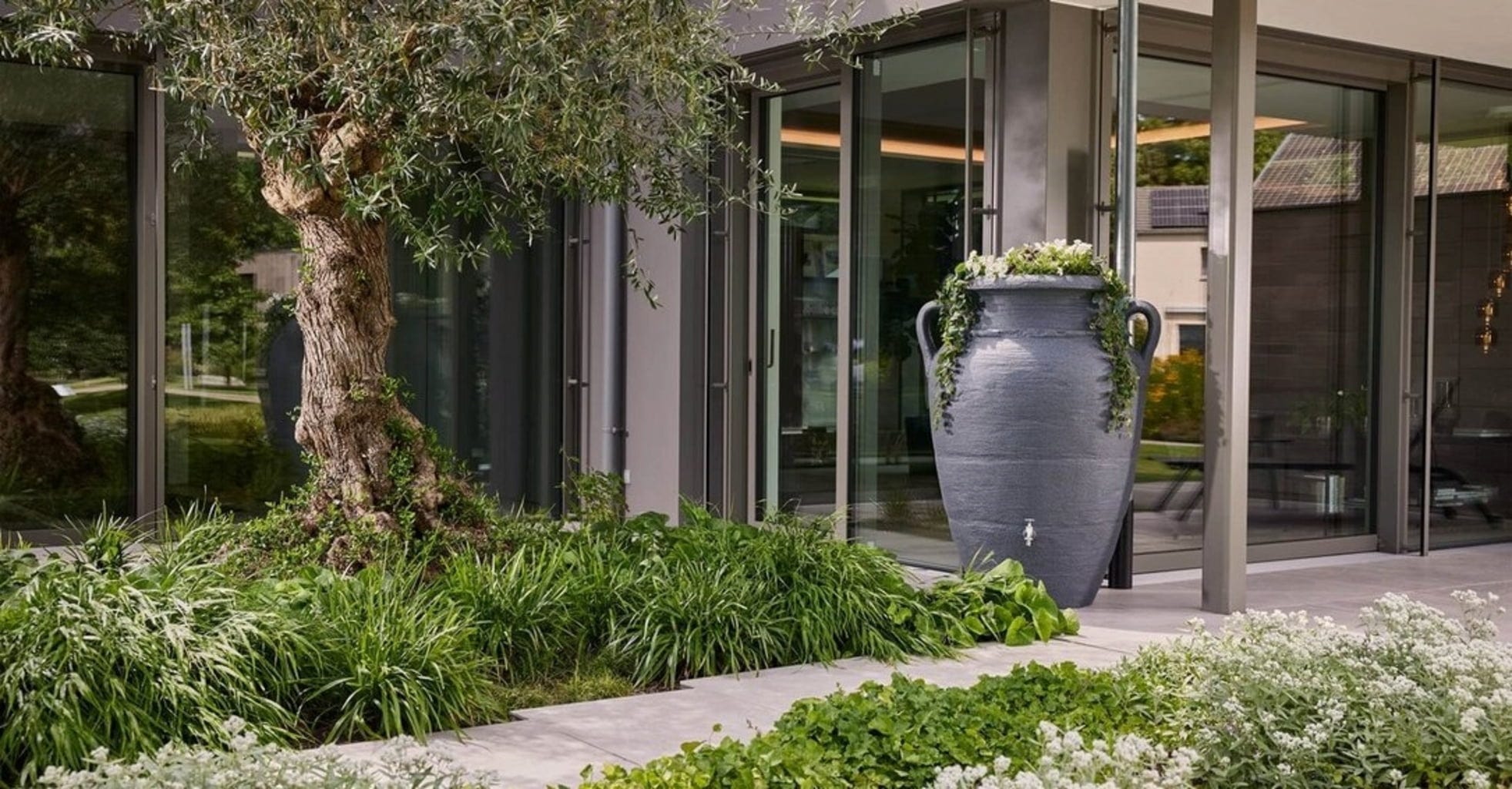 Réservoir Antik Amphore 250 L, gris granite