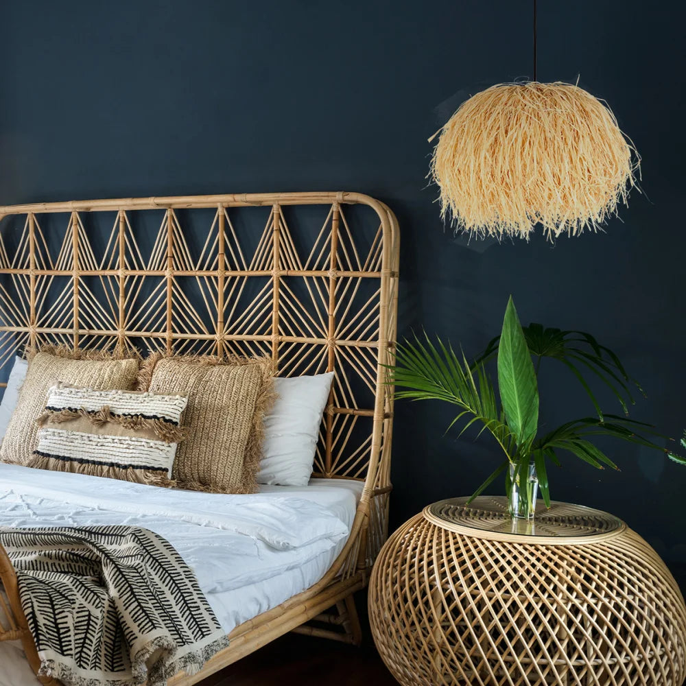 Lampe suspension naturelle - Grass
