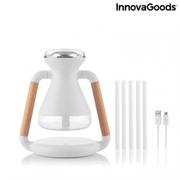 Humidificateur Diffuseur d'Arômes et Chargeur Sans Fil 3 en 1