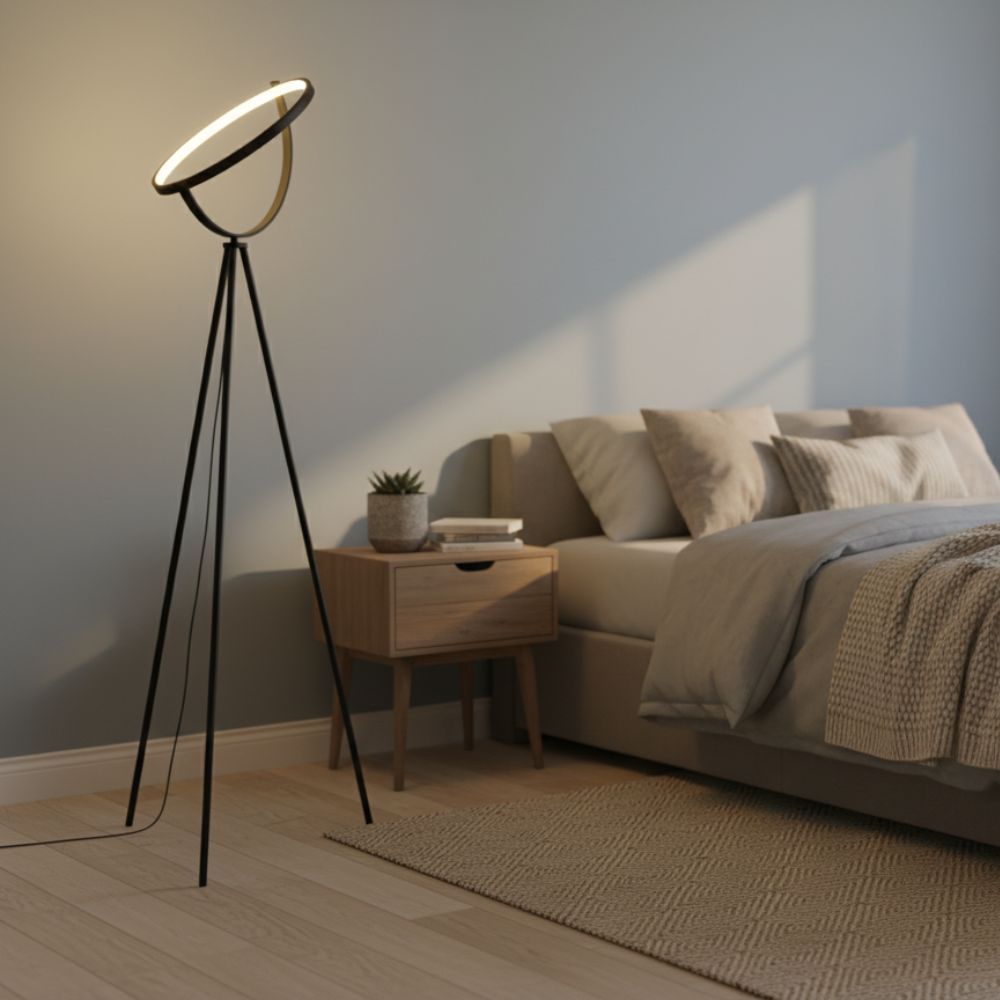 Lampadaire Croissant de Lune