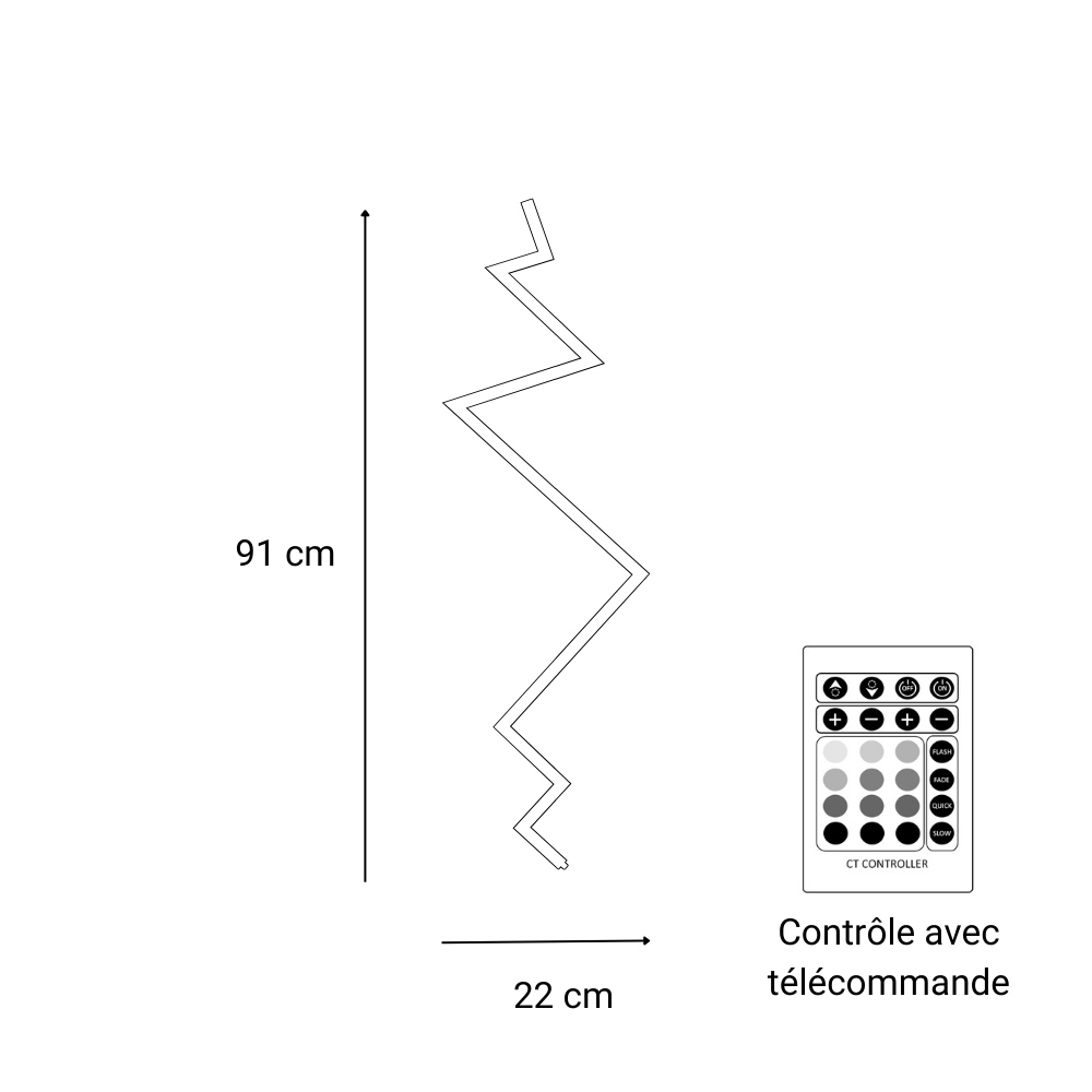 Applique Murale Thunder