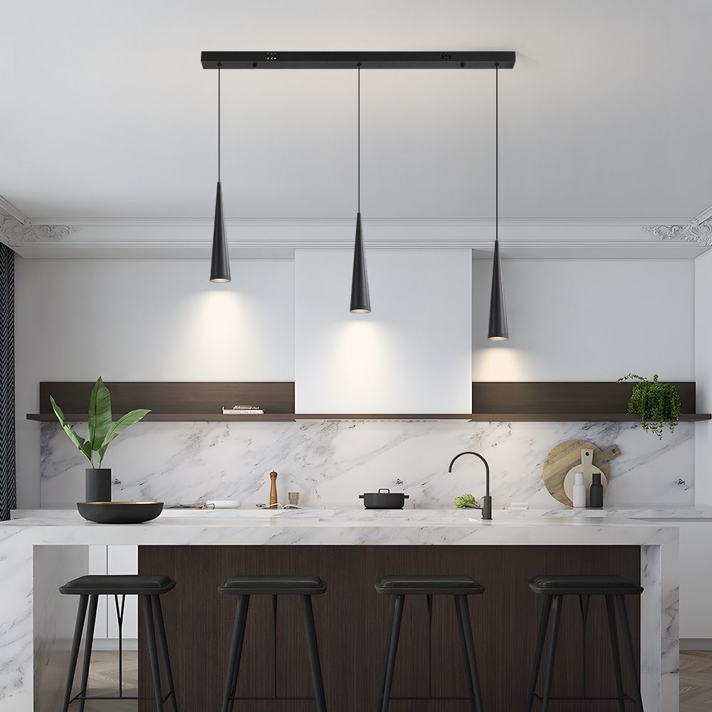 Suspension d’interieur dimmable mavea noire