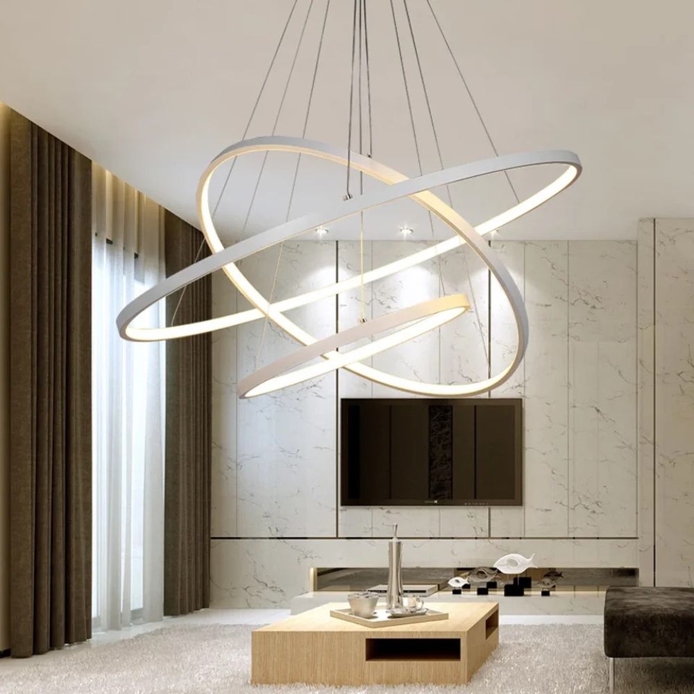 Lustre Intérieur Waves Blanc