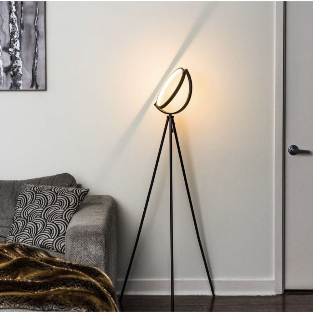 Lampadaire Croissant de Lune