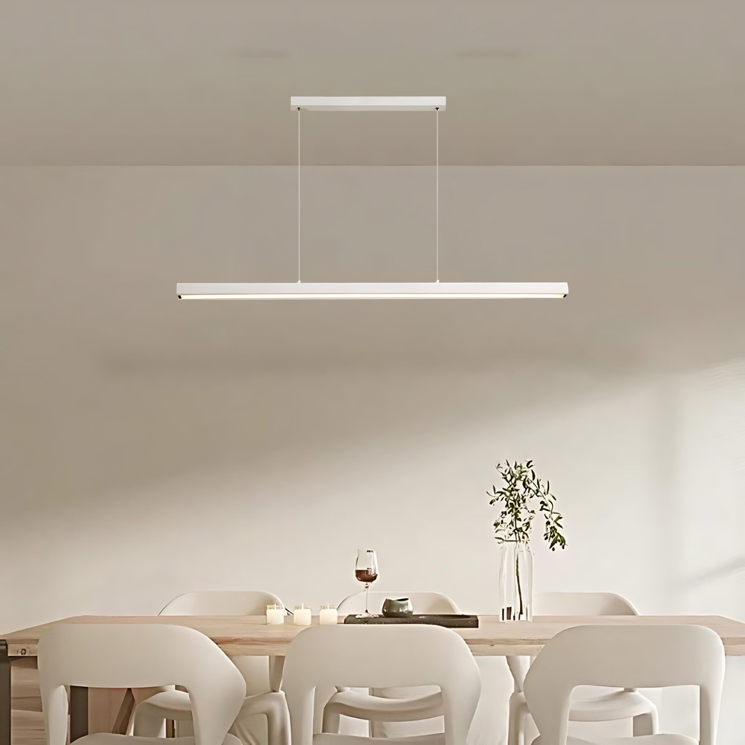 Suspension Jade Blanc
