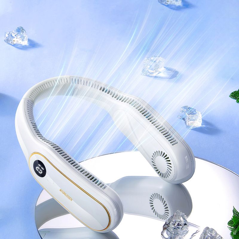 Ventilateur de cou portable blanc