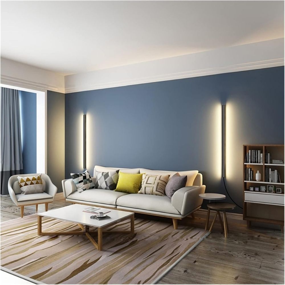 Applique murale Anky 90 cm dimmable noir