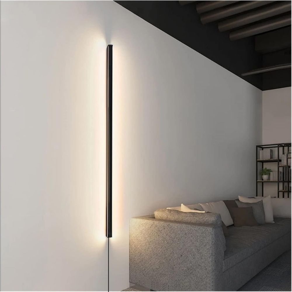 Applique murale Anky 90 cm dimmable noir