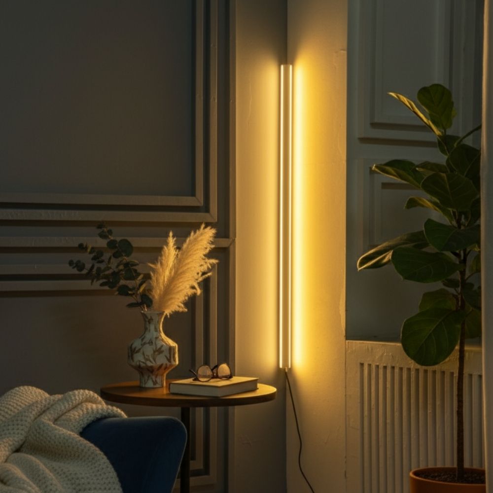 Applique murale Anky 90 cm dimmable blanc