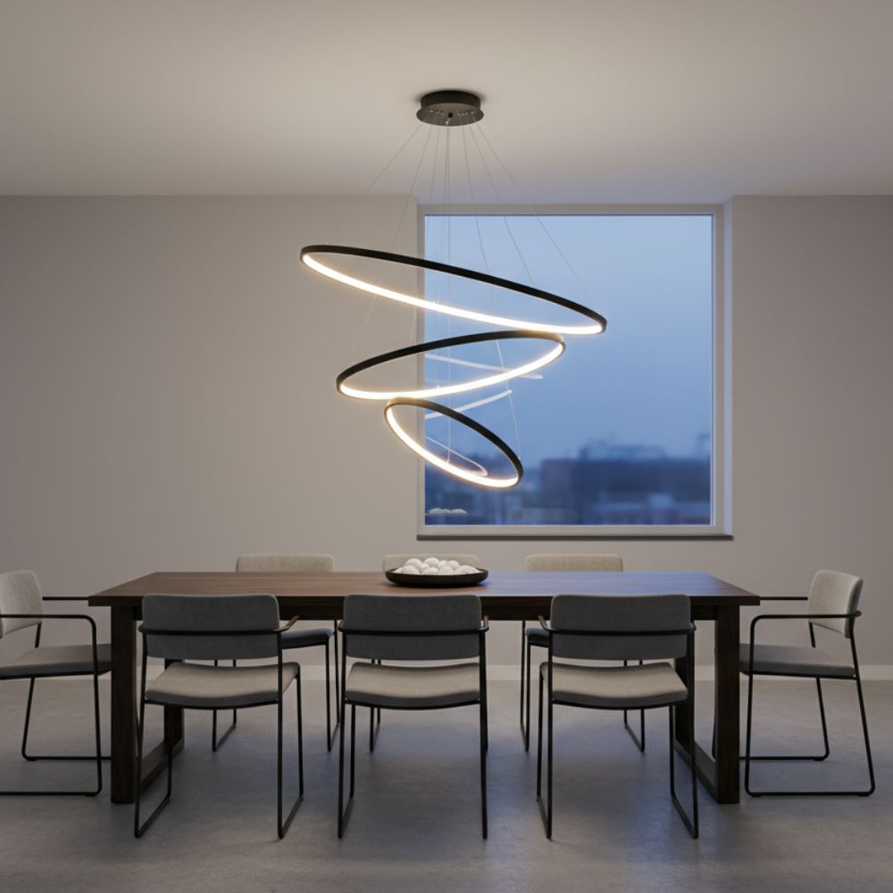Lustre d'Intérieur Waves Intensité Variable