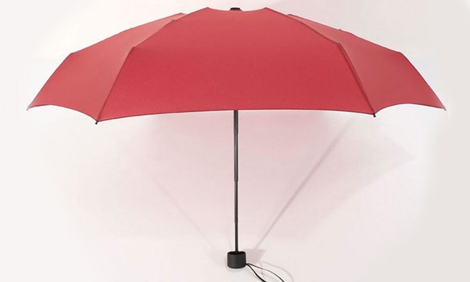 Mini-Parapluie pliable Rouge Bordeaux