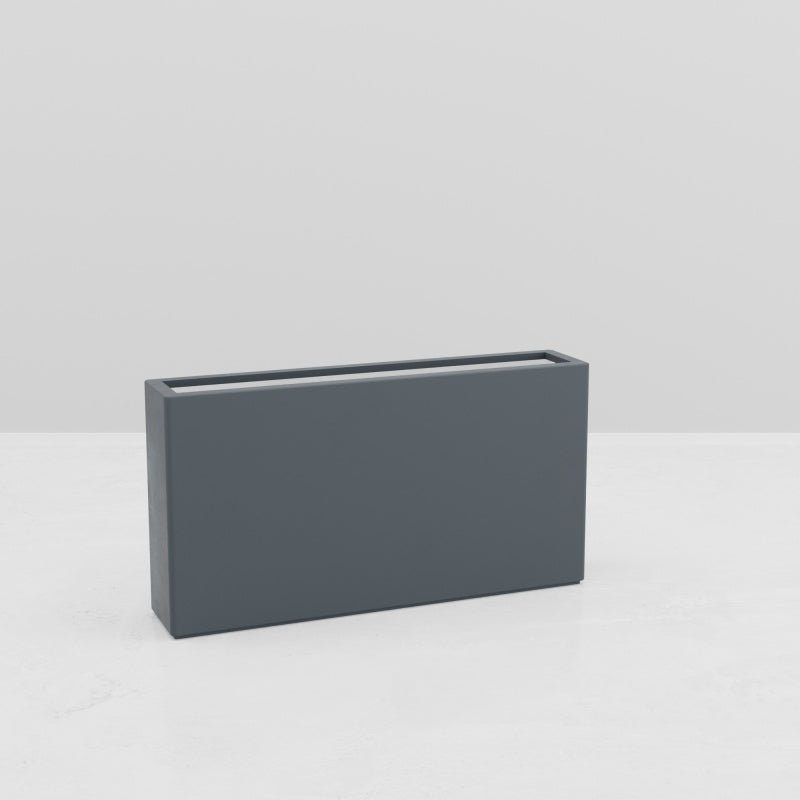 Jardinière haute Helios - 1500 x 300 x 800 mm - Gris anthracite