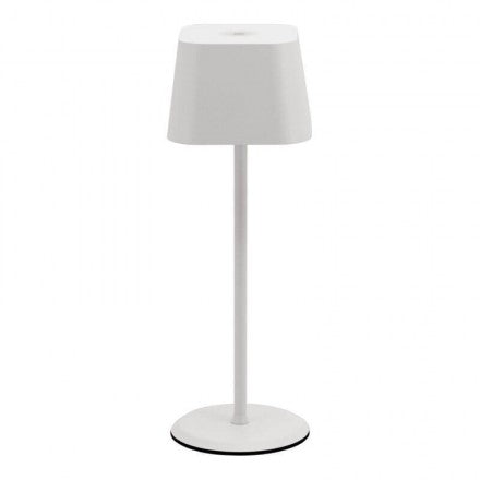 Pack de 2 lampes de table LED sans fil rechargeables Malta - blanches - intérieur & extérieur