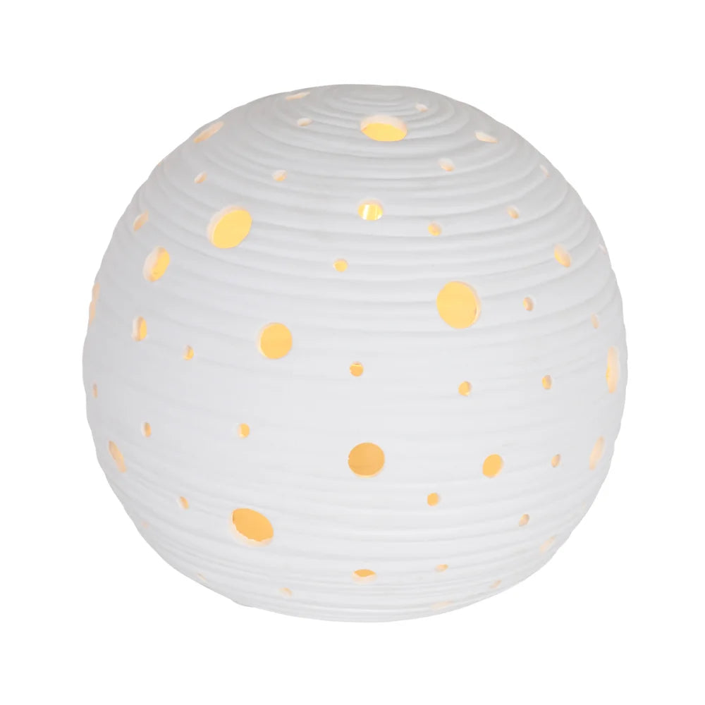 Lampe de table alune blanche - Jazz
