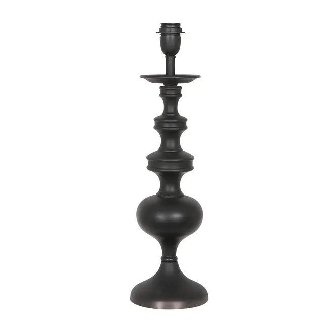 Lampe de table noire - diamètre 16 cm - Lyons