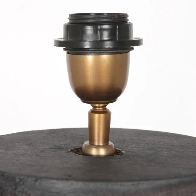 Lampe de table noire - diamètre 35 cm - Lyons