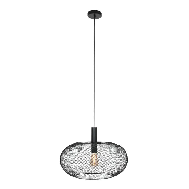 Lampe suspension ajourée noire - Cloud