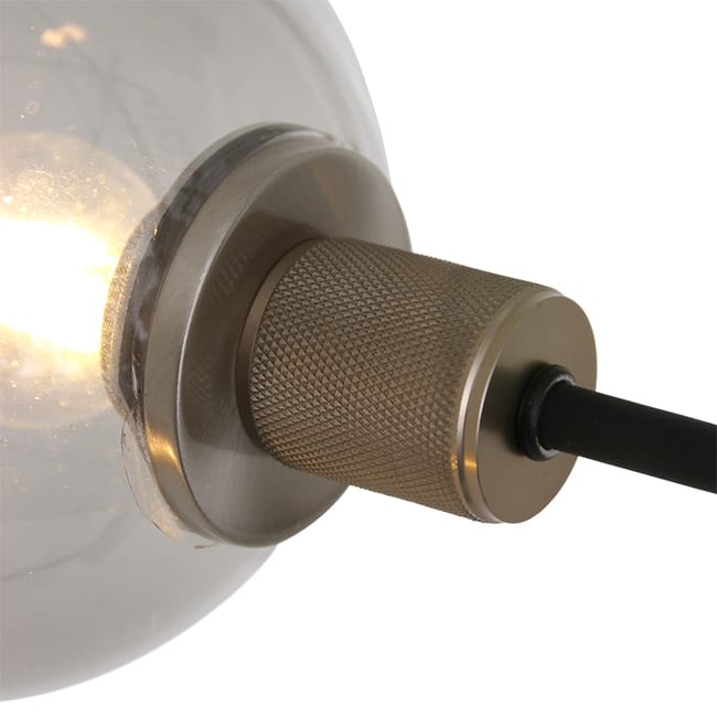 Lampe suspension noire - 6 lumières - Constellation