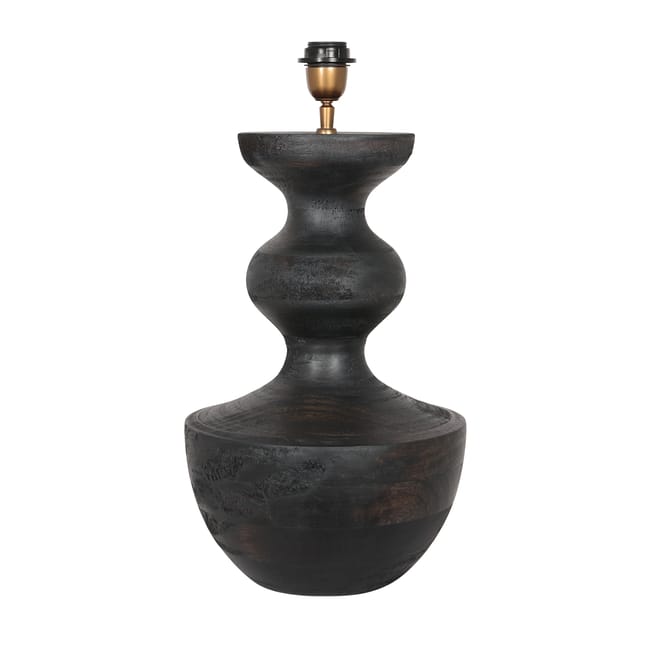Lampe de table noire - diamètre 35 cm - Lyons