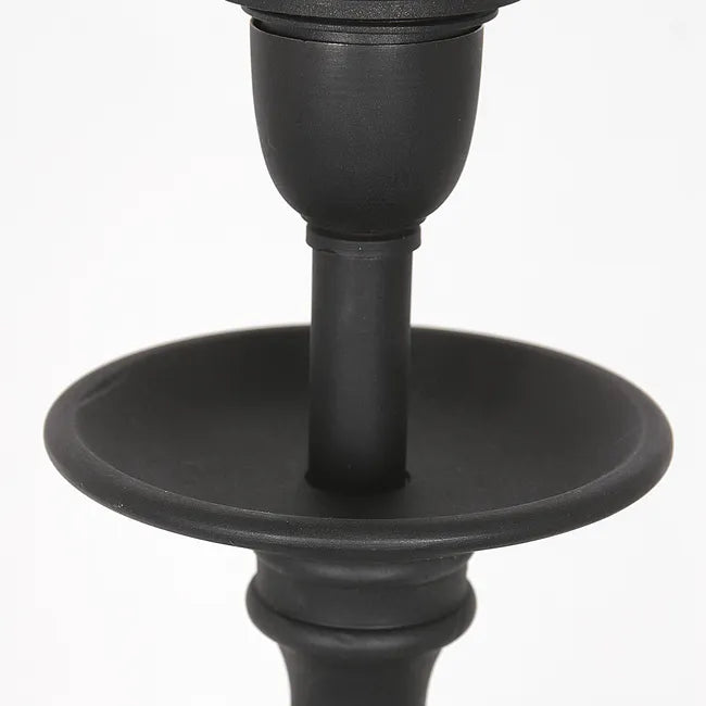 Lampe de table noire - diamètre 16 cm - Lyons