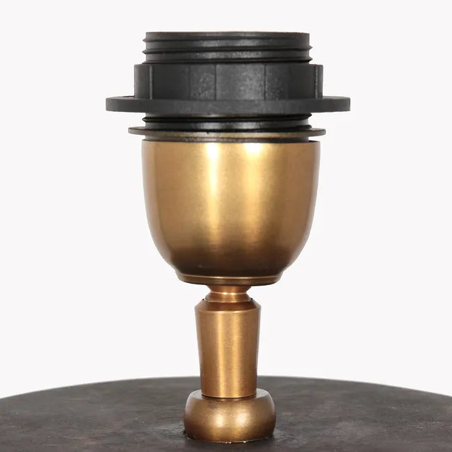 Lampe de table noire - diamètre 28 cm - Lyons