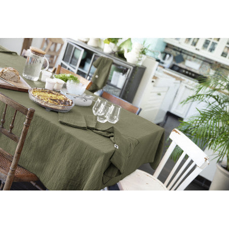 Nappe rectangle 150 x 350 cm GAÏA Romarin