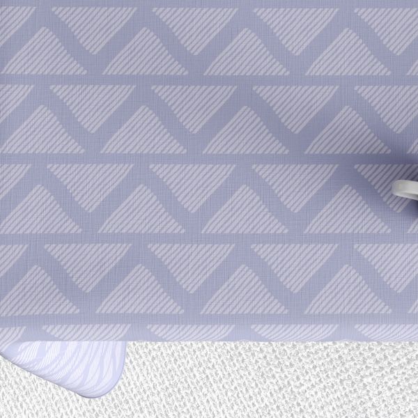 Nappe rectangulaire anti tache 140x250 cm Coton Tana Glycine