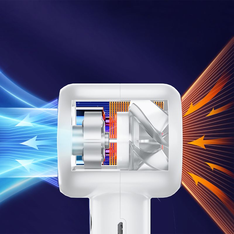 Ventilateur turbo nomade rose compact