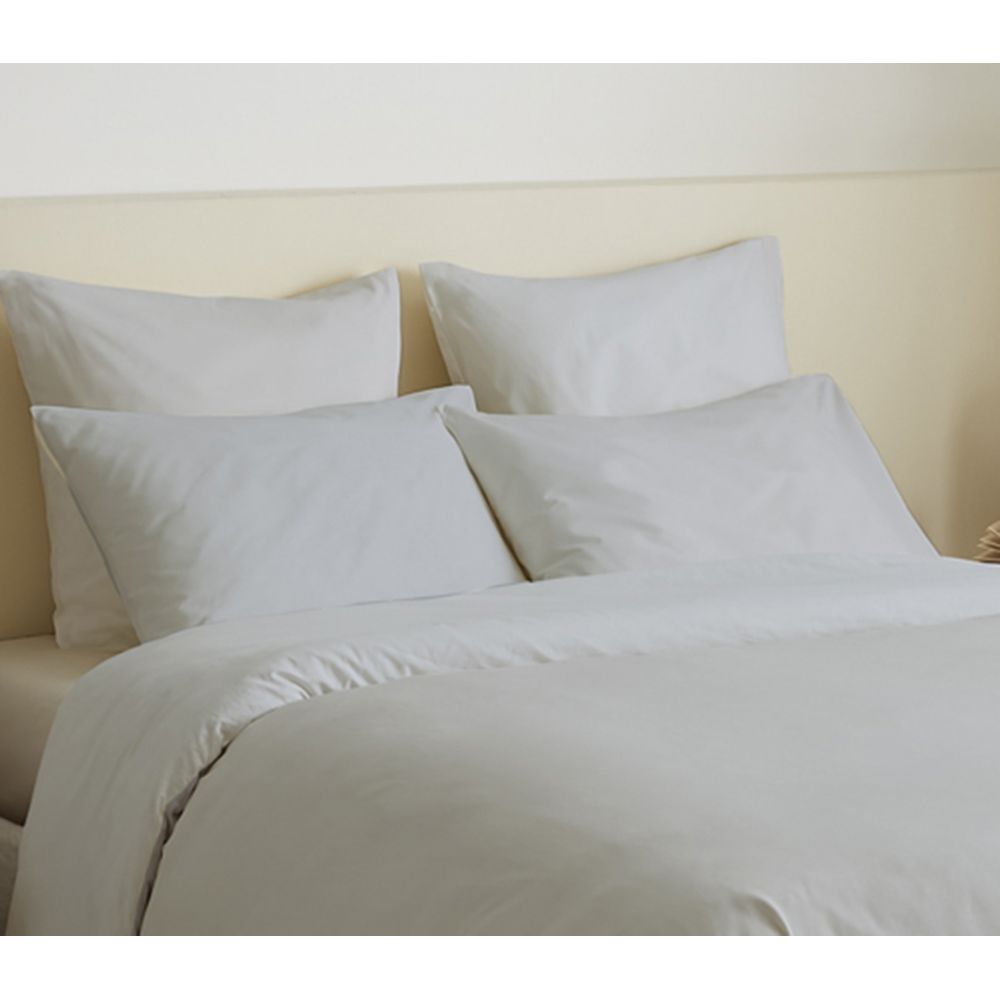 Pack Complet Housse de couette Unicolore 220 x 240 cm - Drap housse 160 x 200 cm