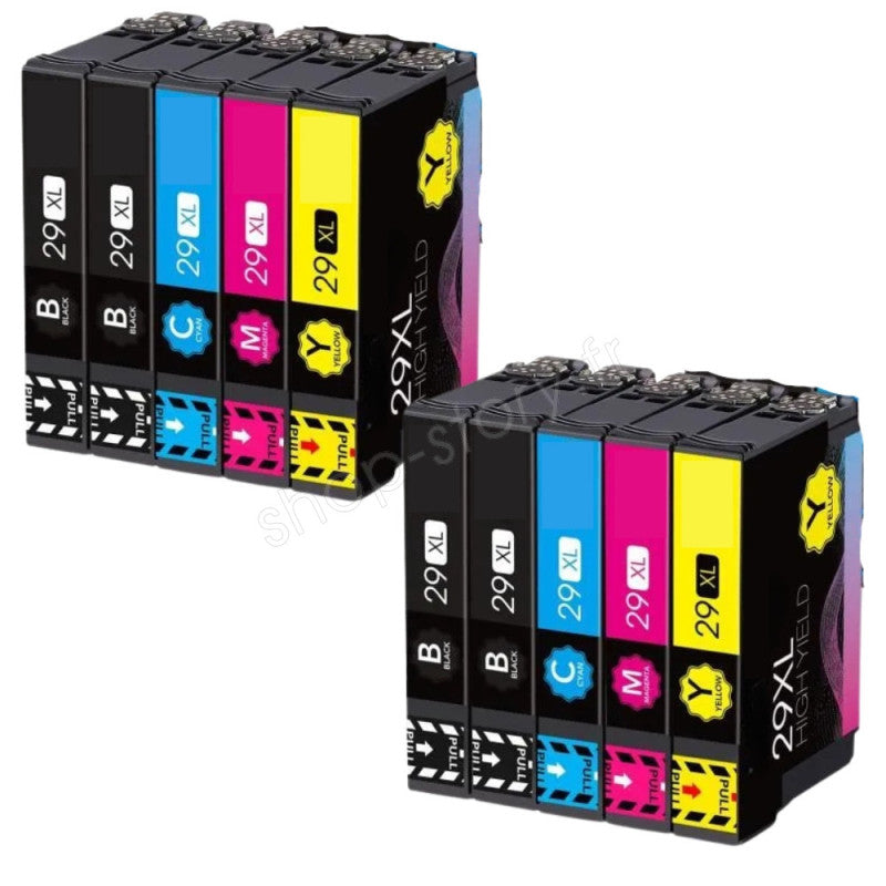 Pack de Cartouches 29 XL Compatibles pour Imprimante EPSON 29 XL