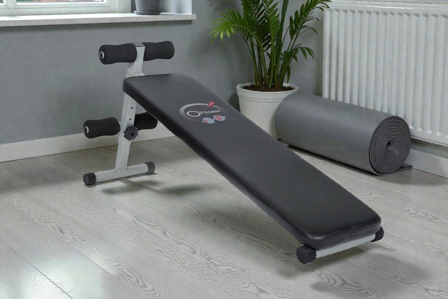 Planche à abdominaux -  Acier renforcé - 3 positions réglables