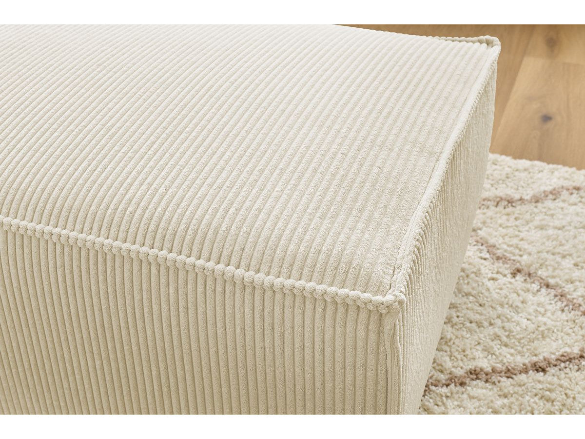 Pouf NIHAD velours côtelé