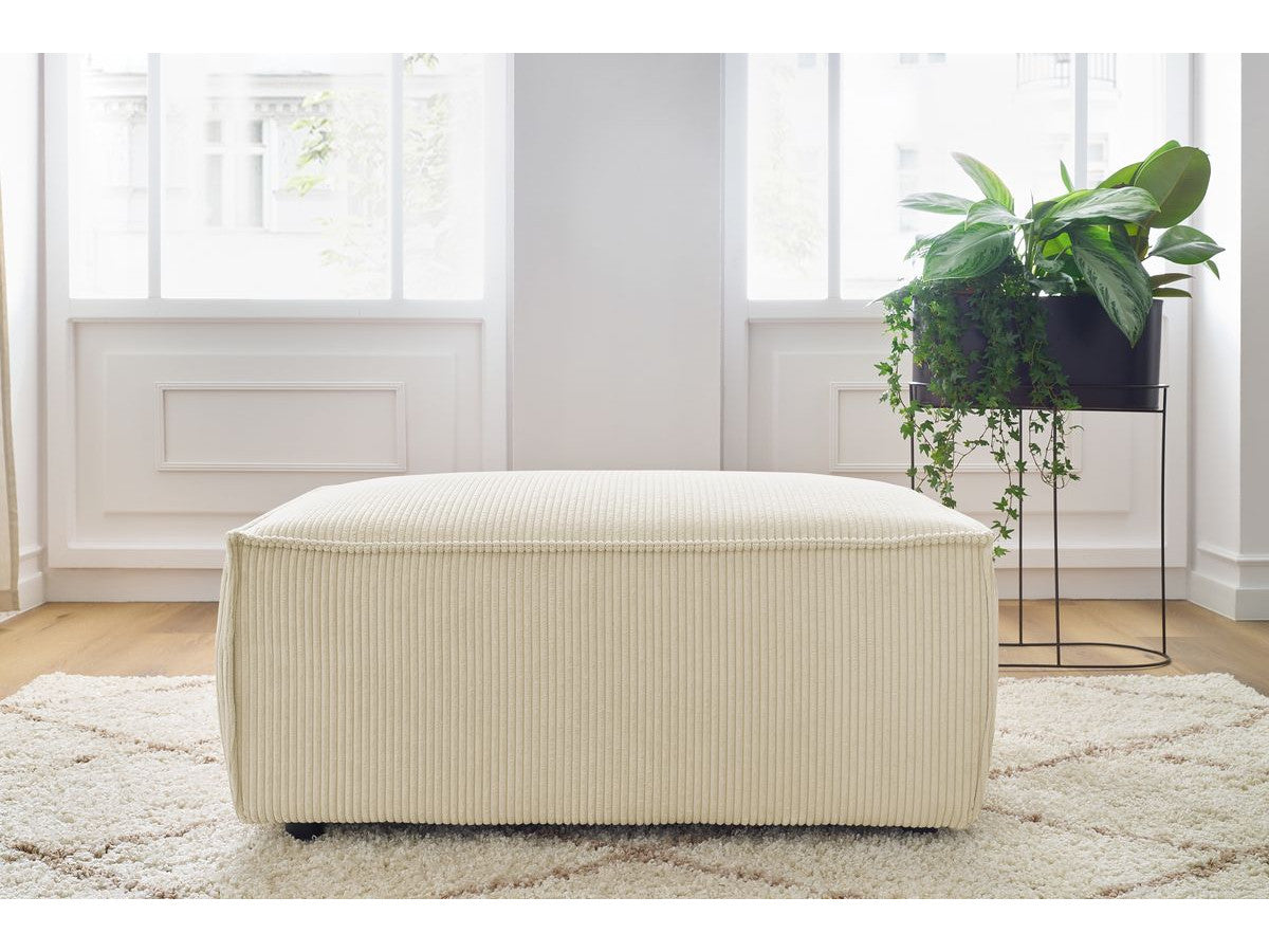 Pouf NIHAD velours côtelé