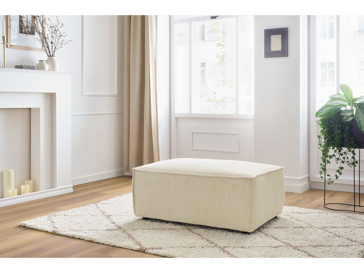 Pouf NIHAD velours côtelé