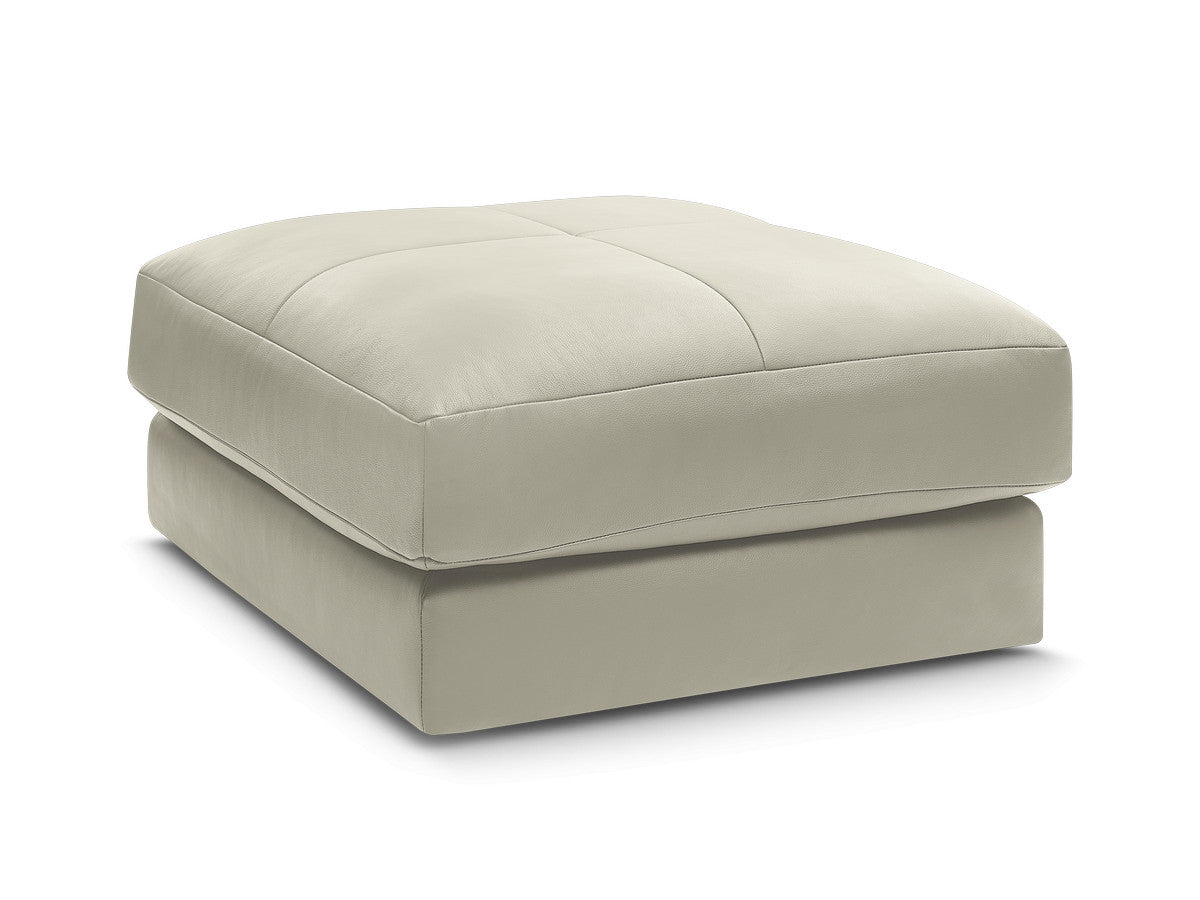 Pouf LEONARD cuir de vache