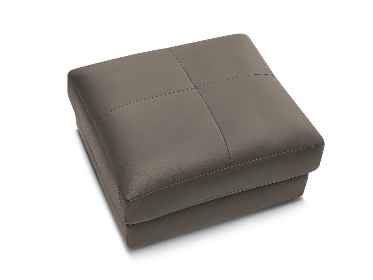 Pouf LEONARD cuir de vache
