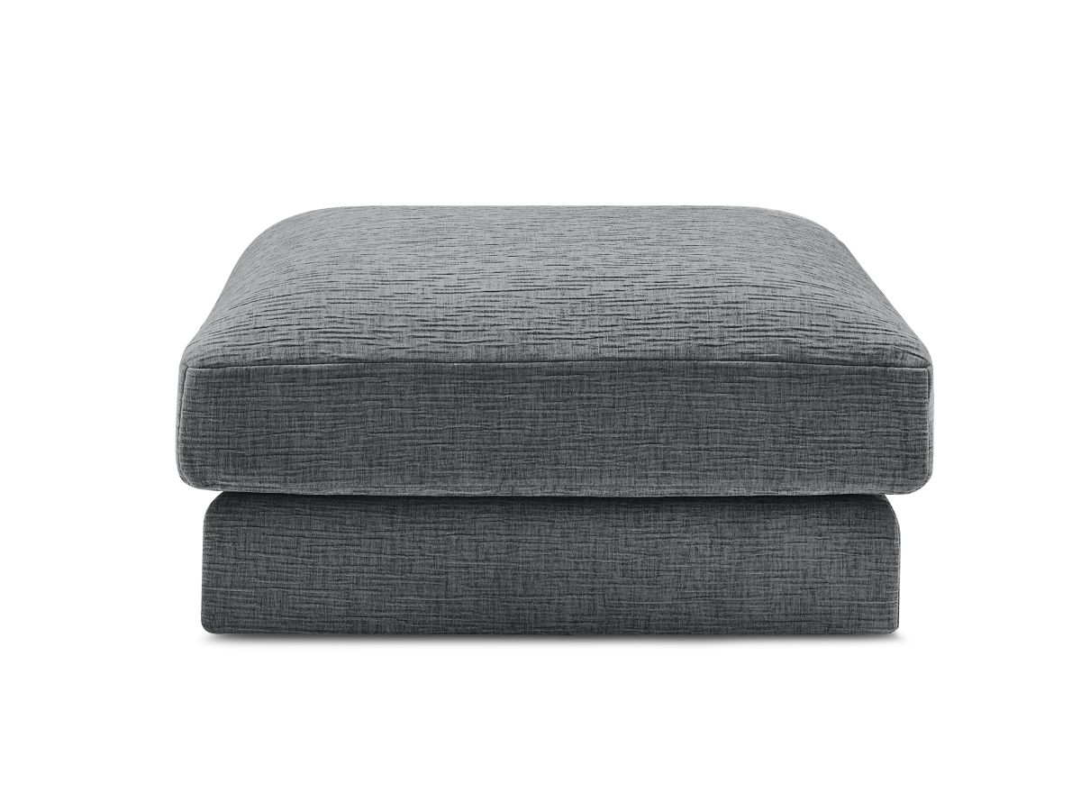 Pouf LEONARD tissu texturé