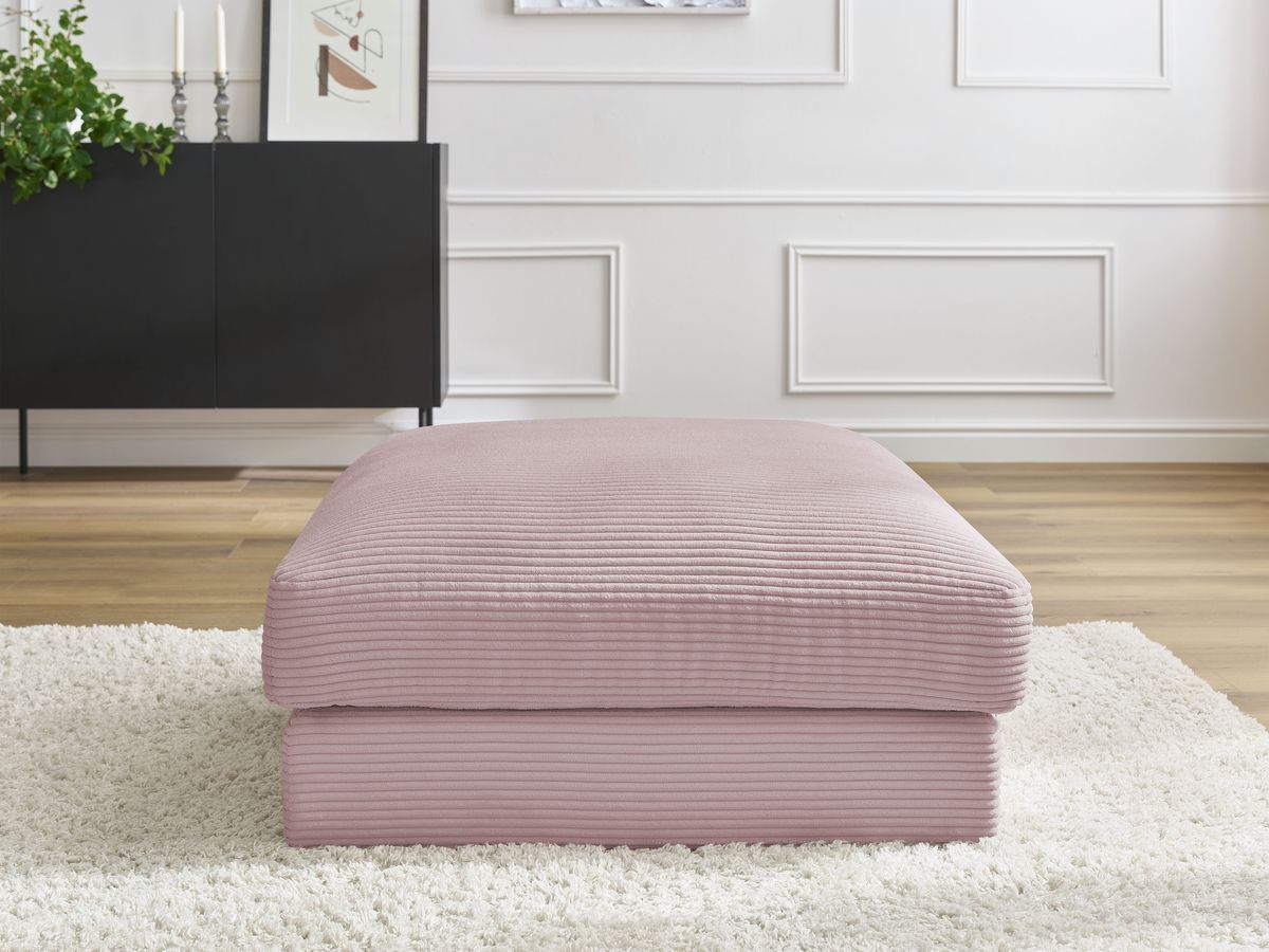Pouf LEONARD velours côtelé